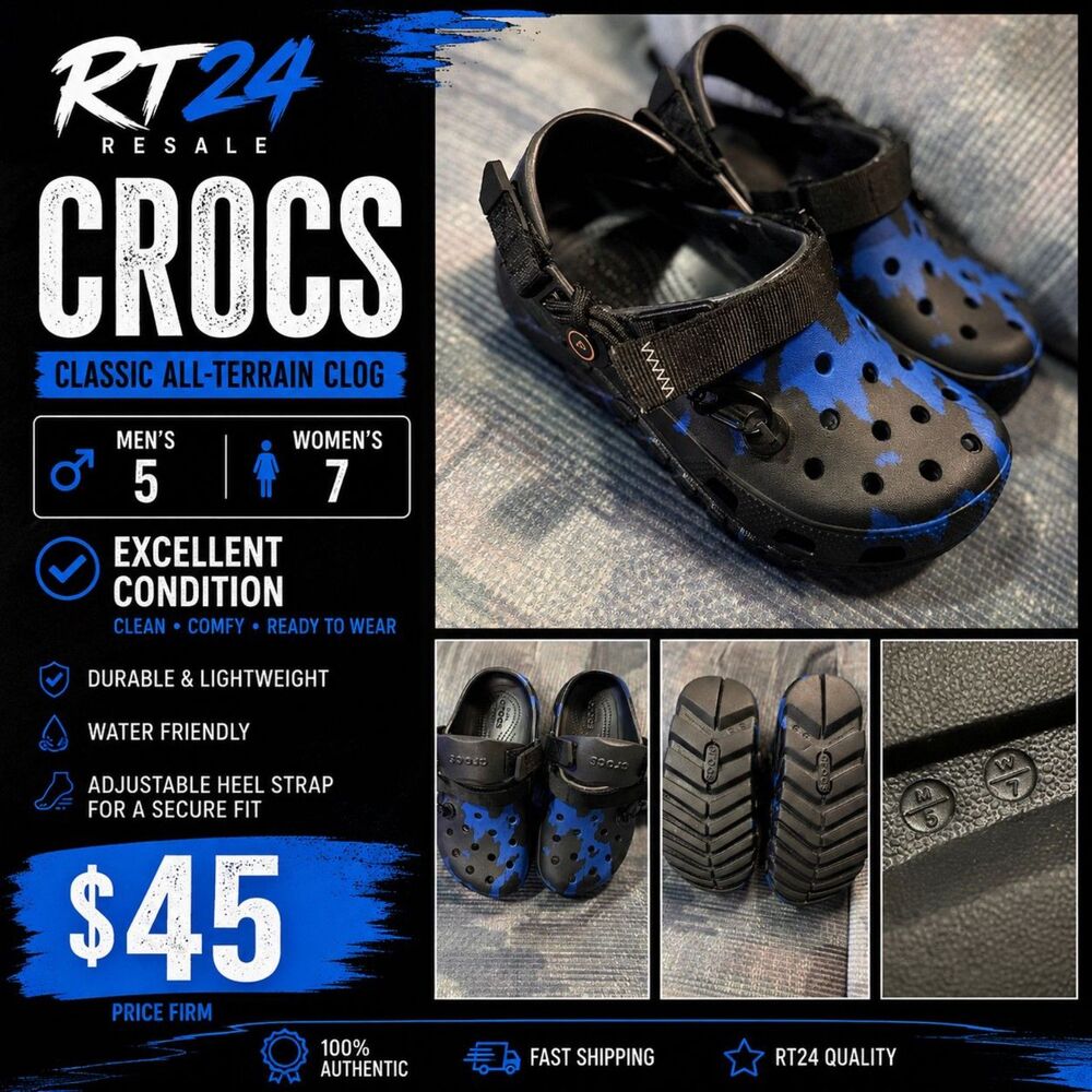 Crocs Duet Max Clog Post Malone Collab